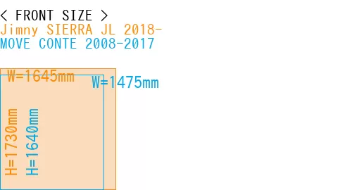 #Jimny SIERRA JL 2018- + MOVE CONTE 2008-2017